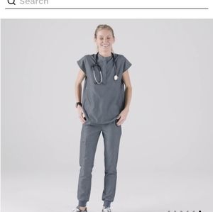 Figs jogger style scrub set, xs jade